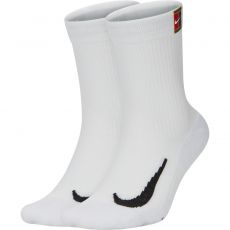 Chaussettes Nike Multiplier Cushioned Blanc (2 paires)