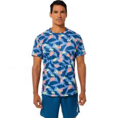 T-Shirt Asics Match Graphic Bleu 
