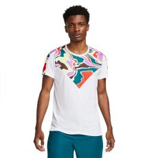 T-shirt Nike Court Dri-Fit Slam Blanc Printed
