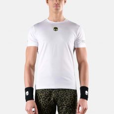 T-shirt Hydrogen Tech Panther Blanc / Vert