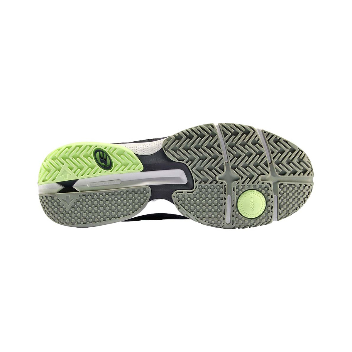 Chaussures Bullpadel Flow 24V Femme Noir / Eucalyptus