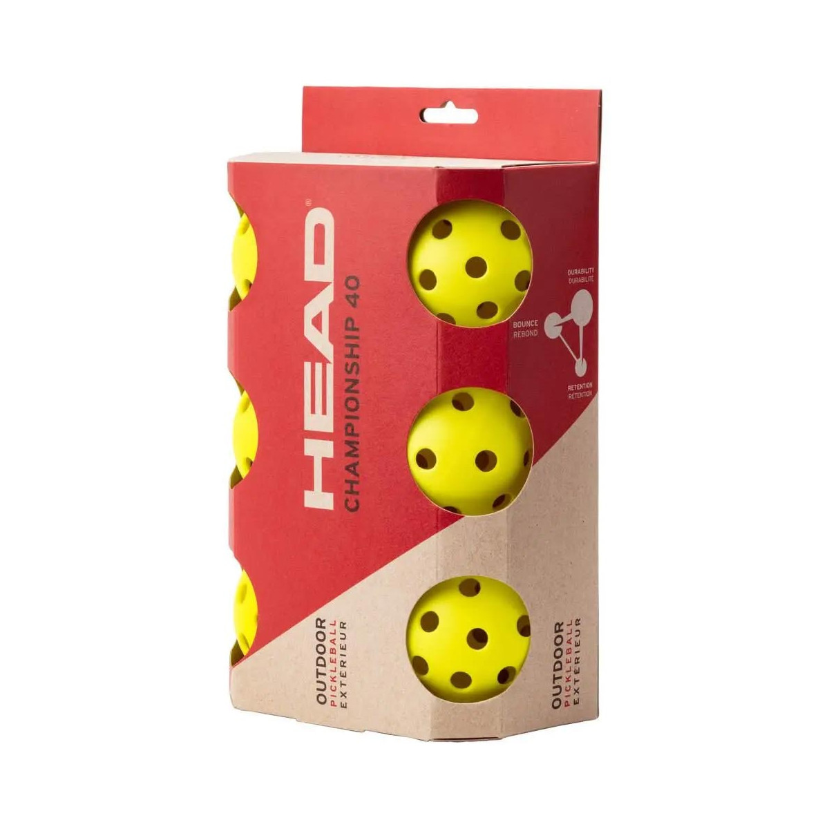 Balles Pickleball Head Championship 40 x6