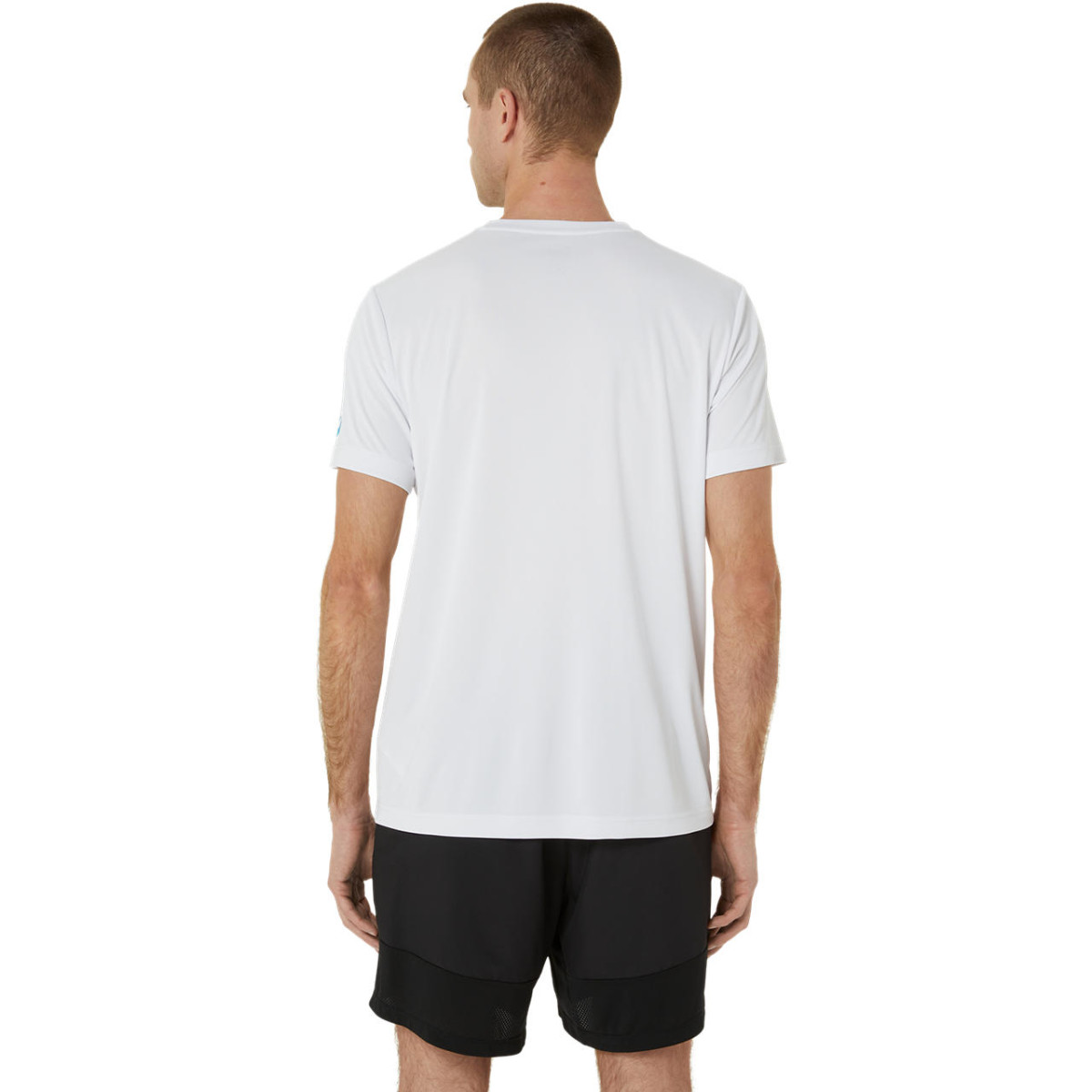 T-Shirt Asics Court Graphic Blanc