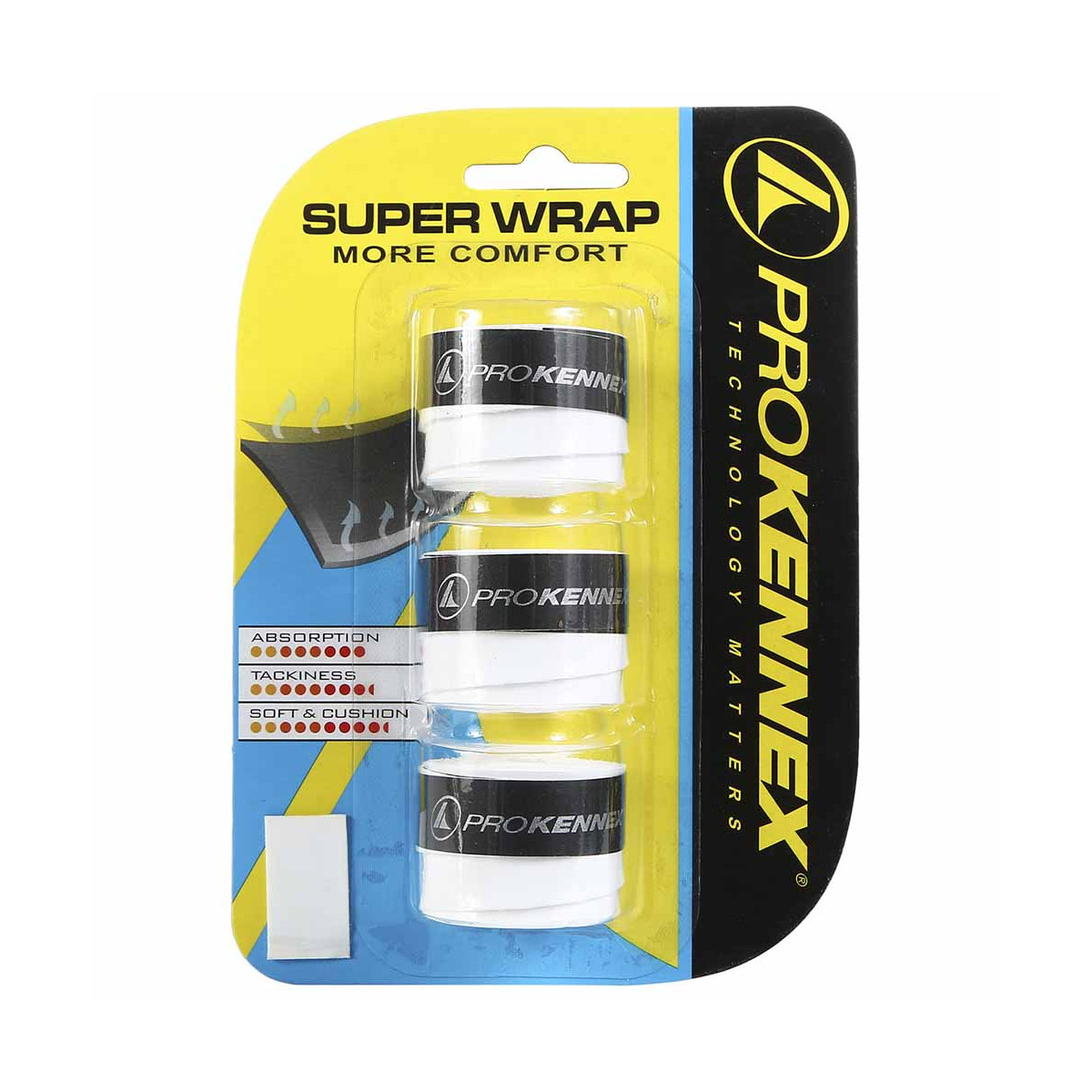Surgrips Pro Kennex Super Wrap Blanc x 3