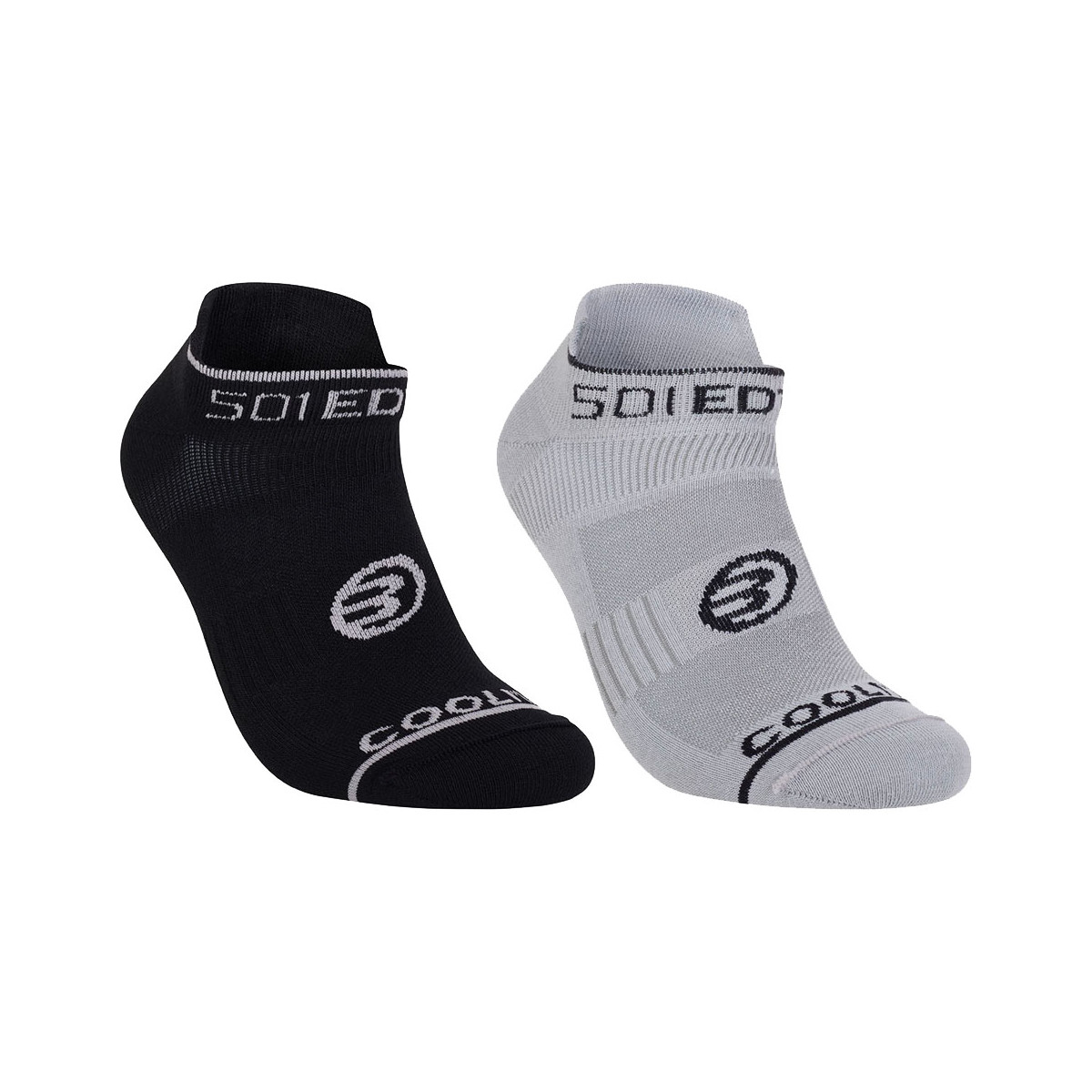 Chaussettes basses Bullpadel Gris / Noir (2 paires)