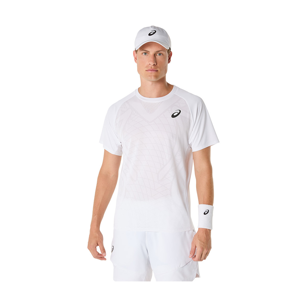 T-Shirt Asics Match Blanc