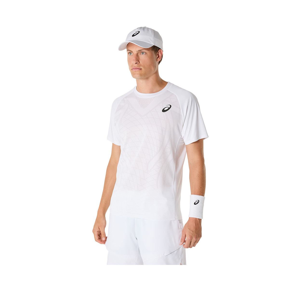 T-Shirt Asics Match Blanc
