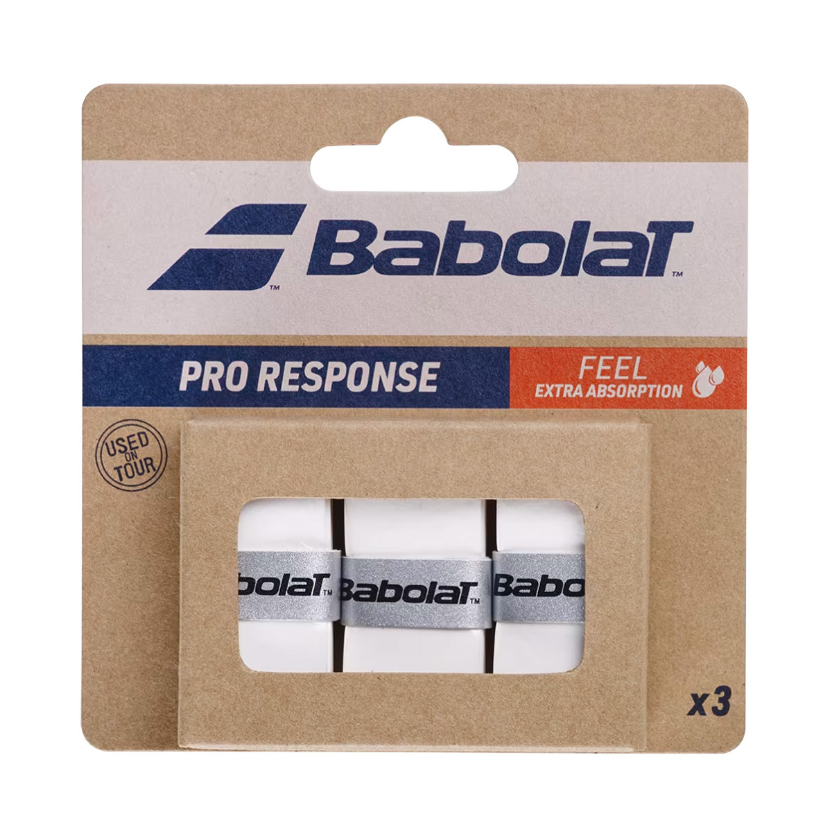 Surgrips Babolat Pro Response Blanc x 3