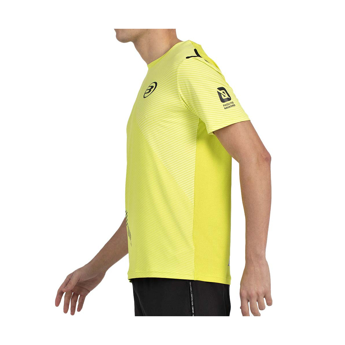 T-shirt Bullpadel Paquito Navarro 25V Jaune