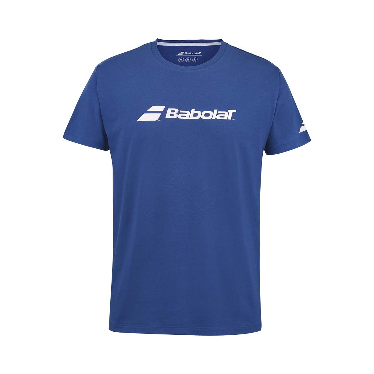 T-Shirt Babolat Exercise Garçon Bleu Marine