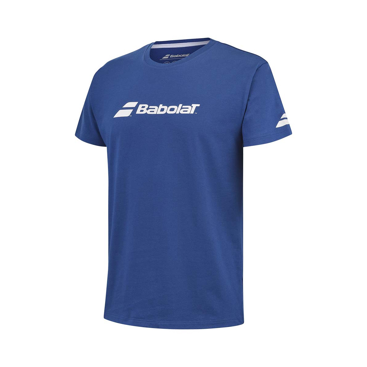T-Shirt Babolat Exercise Garçon Bleu Marine