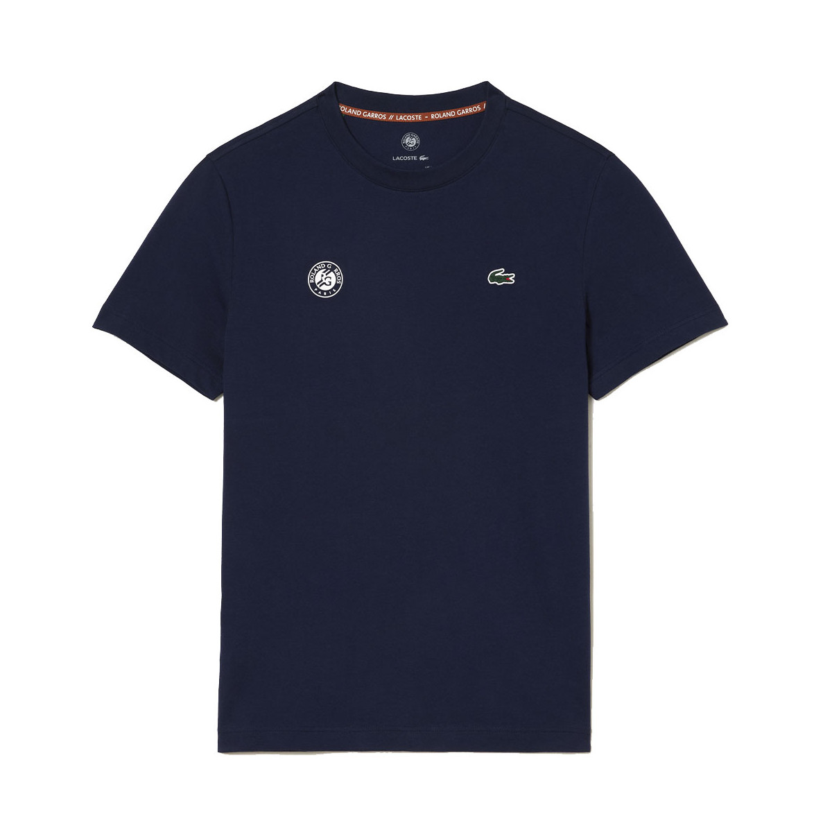 T-Shirt Lacoste Tennis Roland Garros Bleu marine