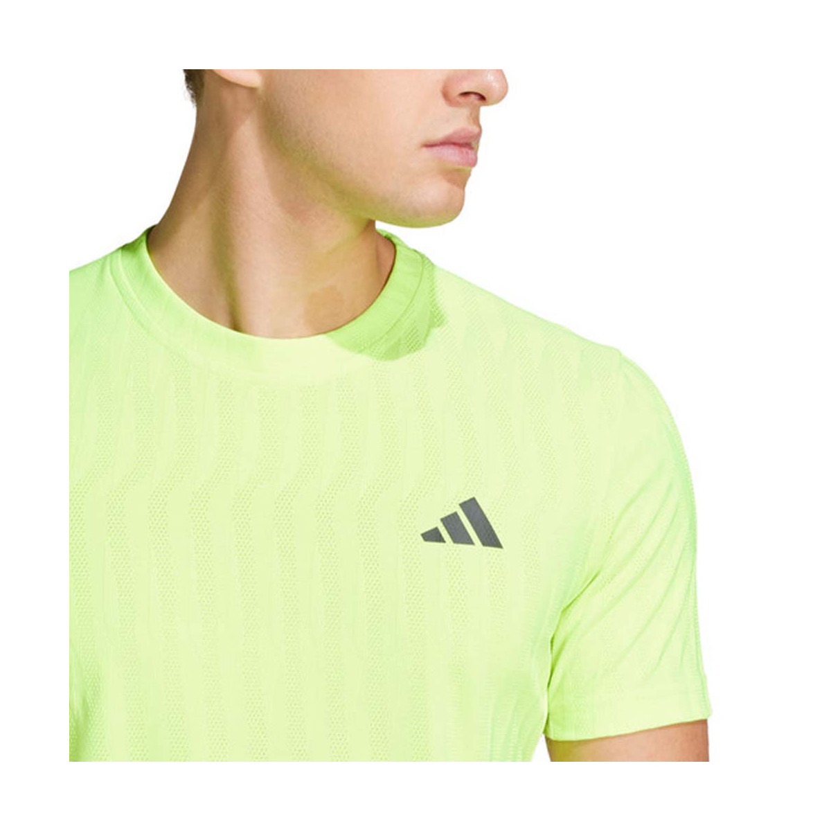 T-Shirt Adidas Pro FreeLift Vert fluo