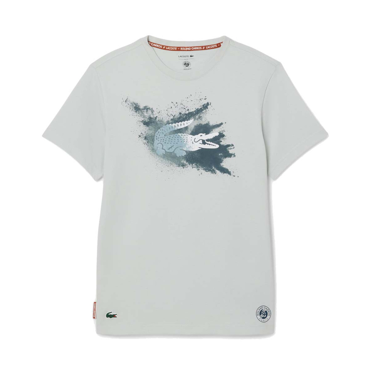 T-Shirt Lacoste Roland Garros Unisex Gris
