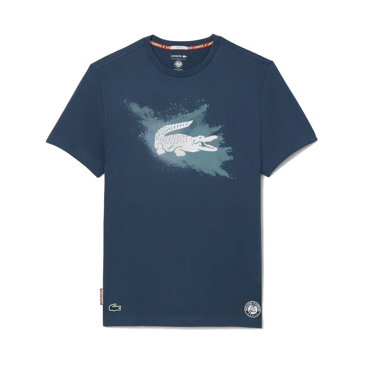 T-Shirt Lacoste Roland Garros Unisex Bleu Marine