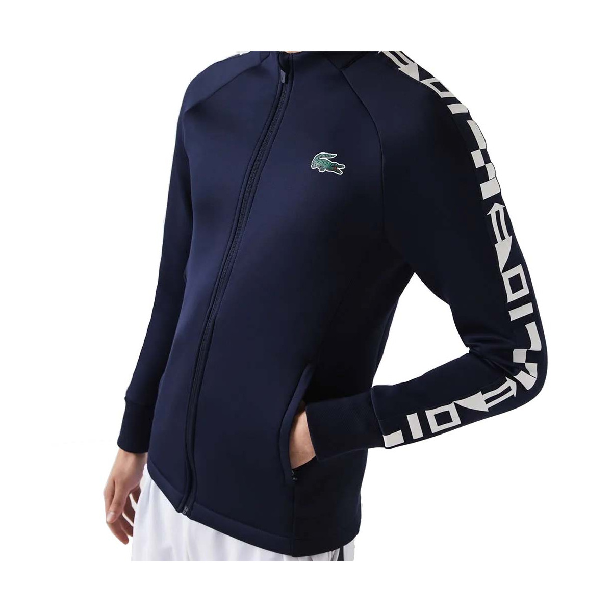 Veste zippée Lacoste Tennis Bleu marine