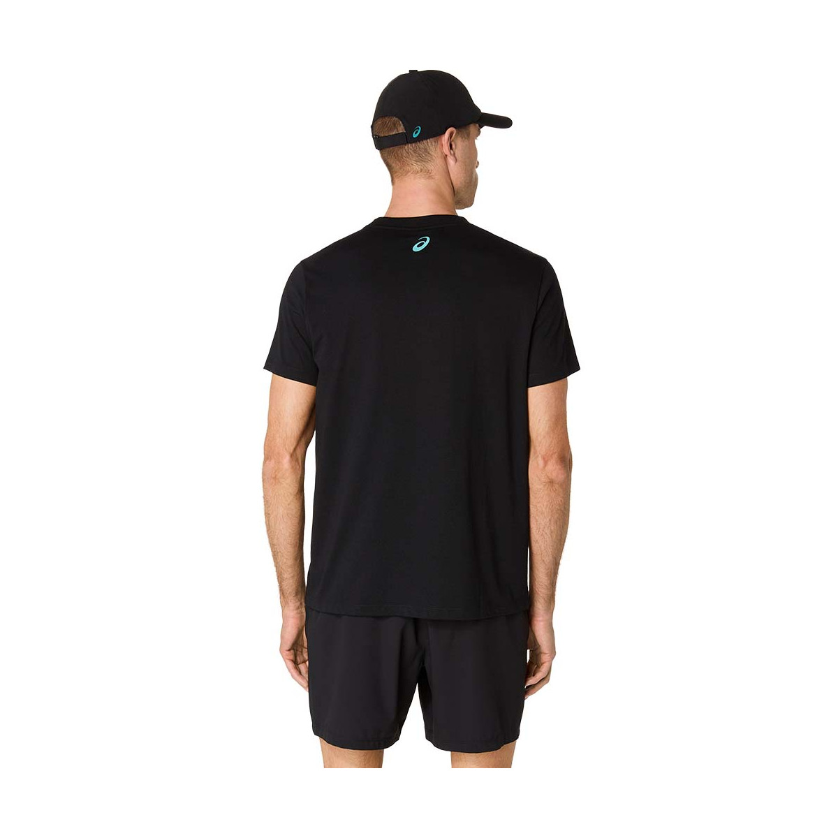 T-Shirt Asics Court Core Graphic Noir