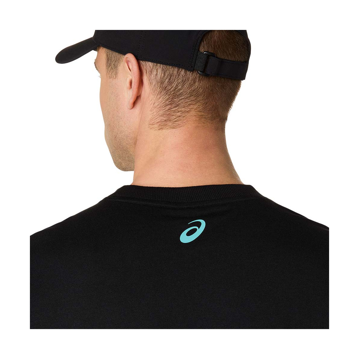 T-Shirt Asics Court Core Graphic Noir