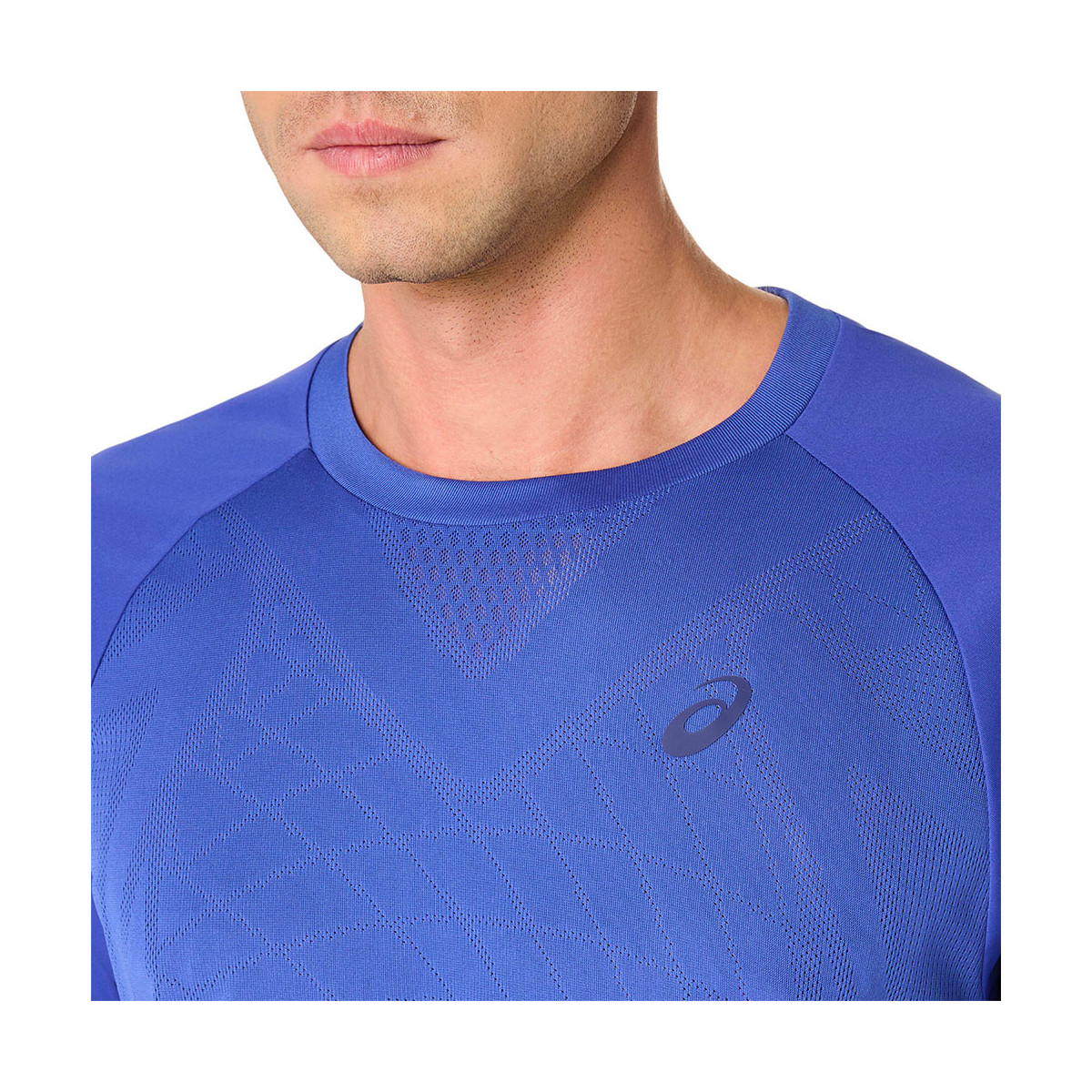 T-Shirt Asics Match Bleu