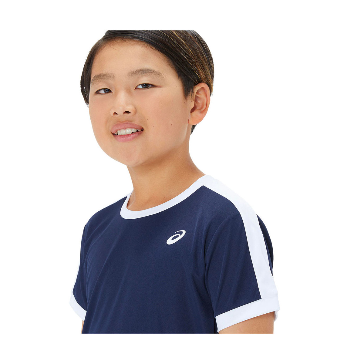 T-Shirt Asics Garçon Bleu Marine