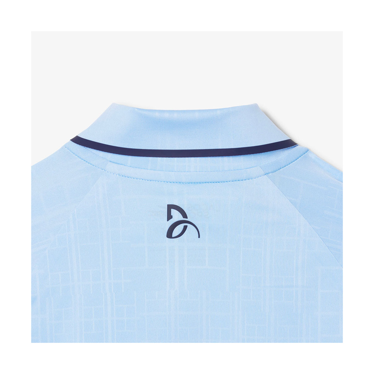Polo Lacoste Tennis Novak Djokovic On Court Bleu Pastel