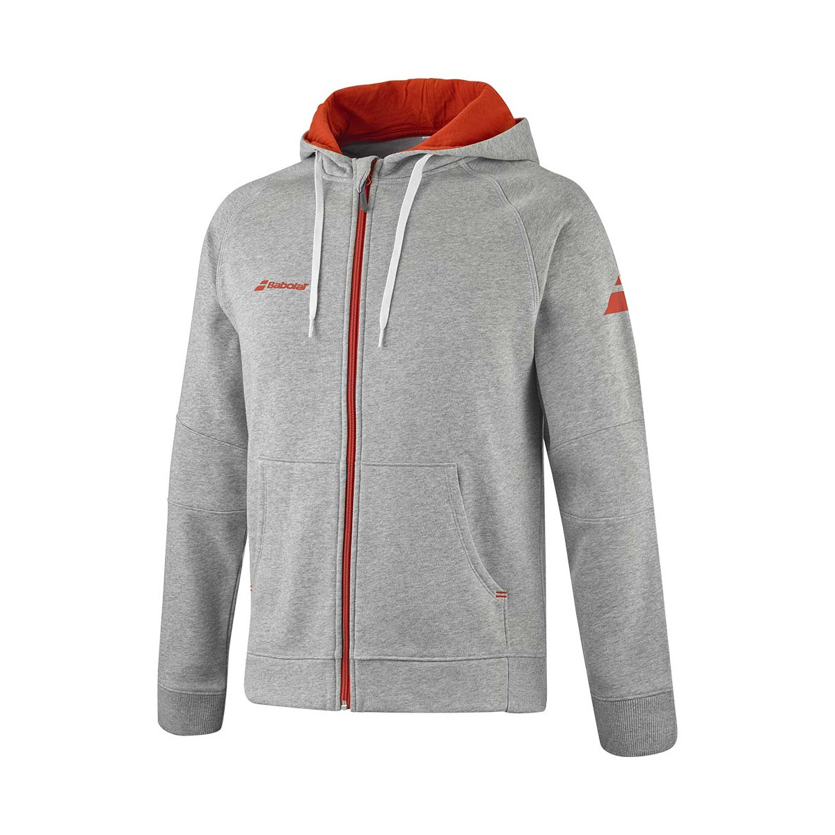 Veste zippée Babolat Exercise Gris chiné / Orange
