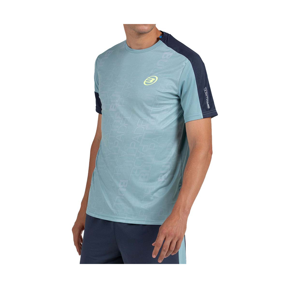 T-shirt Bullpadel Leido Bleu vert