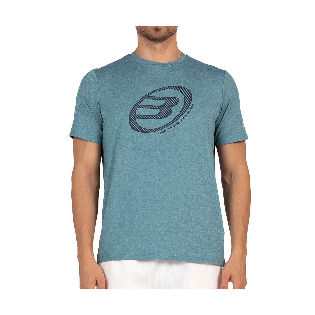 T-shirt Bullpadel Lande Bleu vert