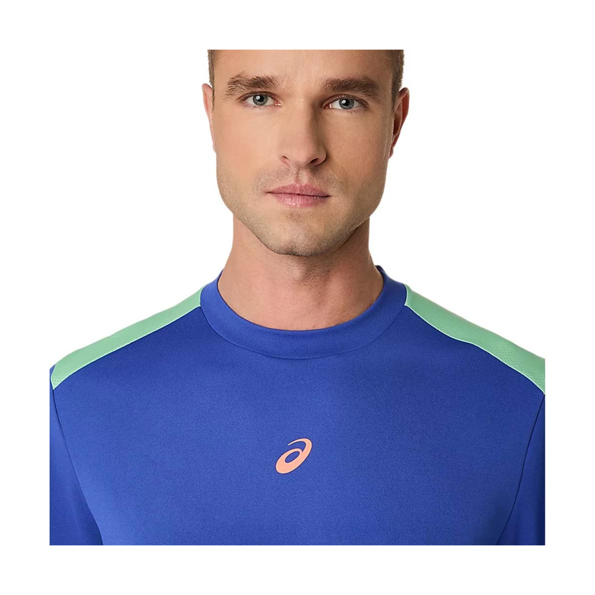 T-Shirt Asics Padel Court SS Bleu / Vert