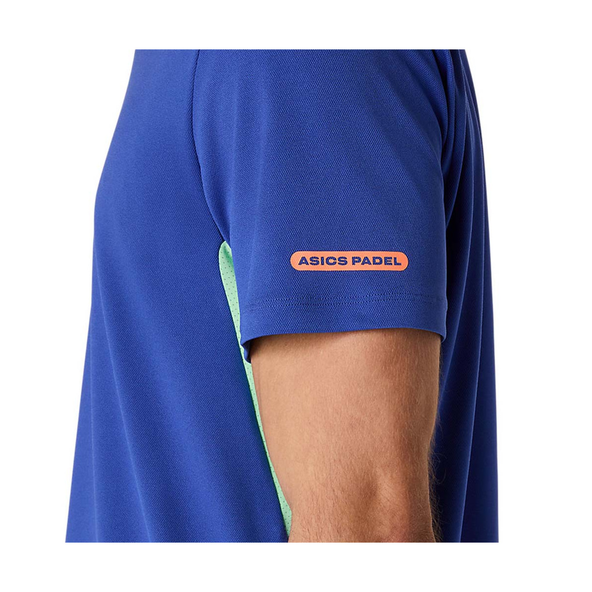 T-Shirt Asics Padel Court SS Bleu / Vert