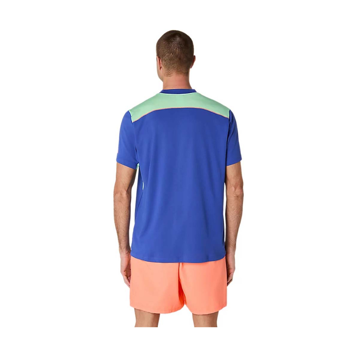 T-Shirt Asics Padel Court SS Bleu / Vert