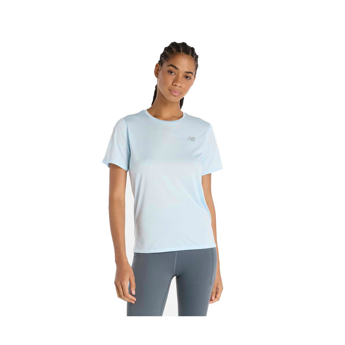 T-shirt New Balance Essentials Bleu clair