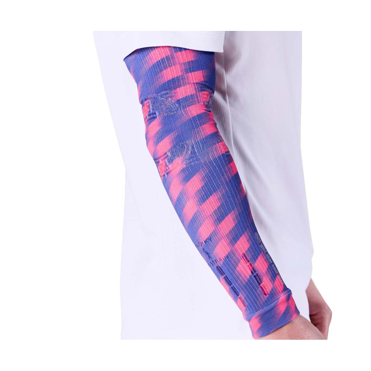 Manchon de compression Floky NO-STRAIN Tokyo Bleu / Rose