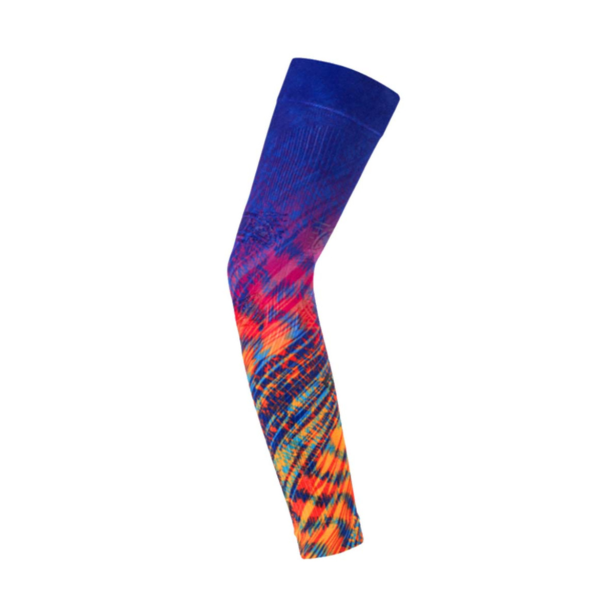 Manchon de compression Floky NO-STRAIN Rio Bleu / Orange