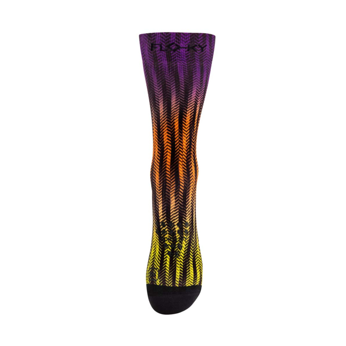 Chaussettes de compression Floky S-MASH 3D FANTASY Delhi Violet / Jaune