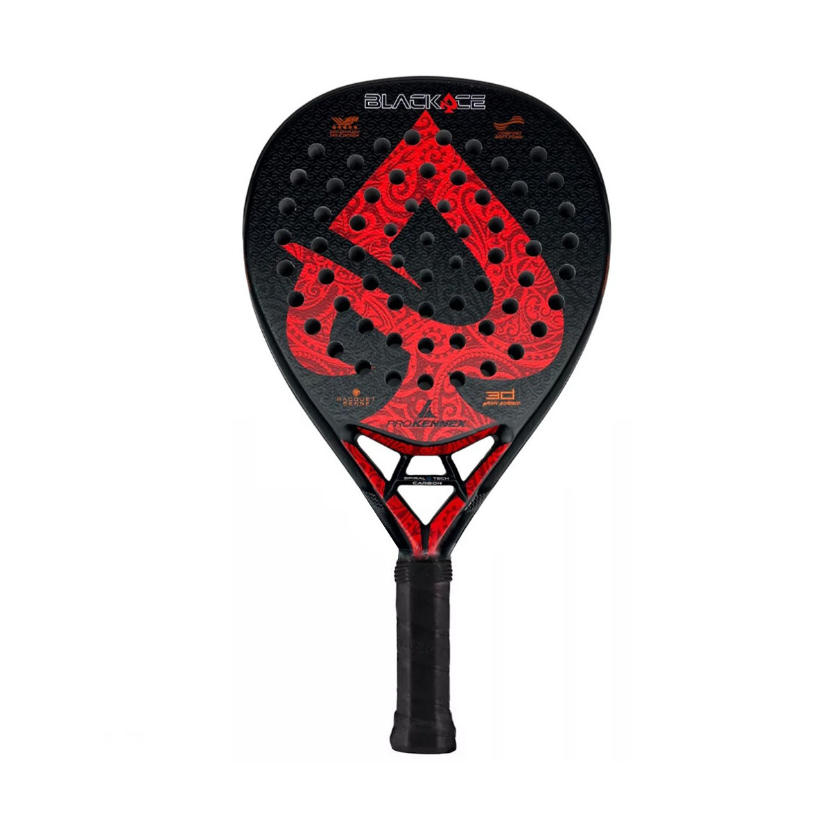 Raquette Pro Kennex Kinetic Black Ace Red 2026
