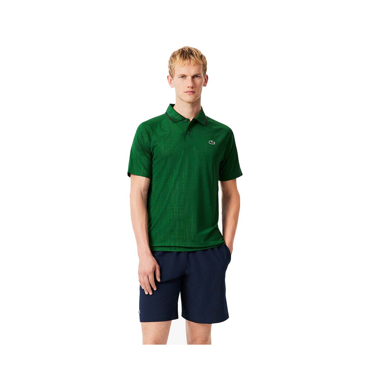 Short Lacoste Tennis x Novak Djokovic Bleu marine