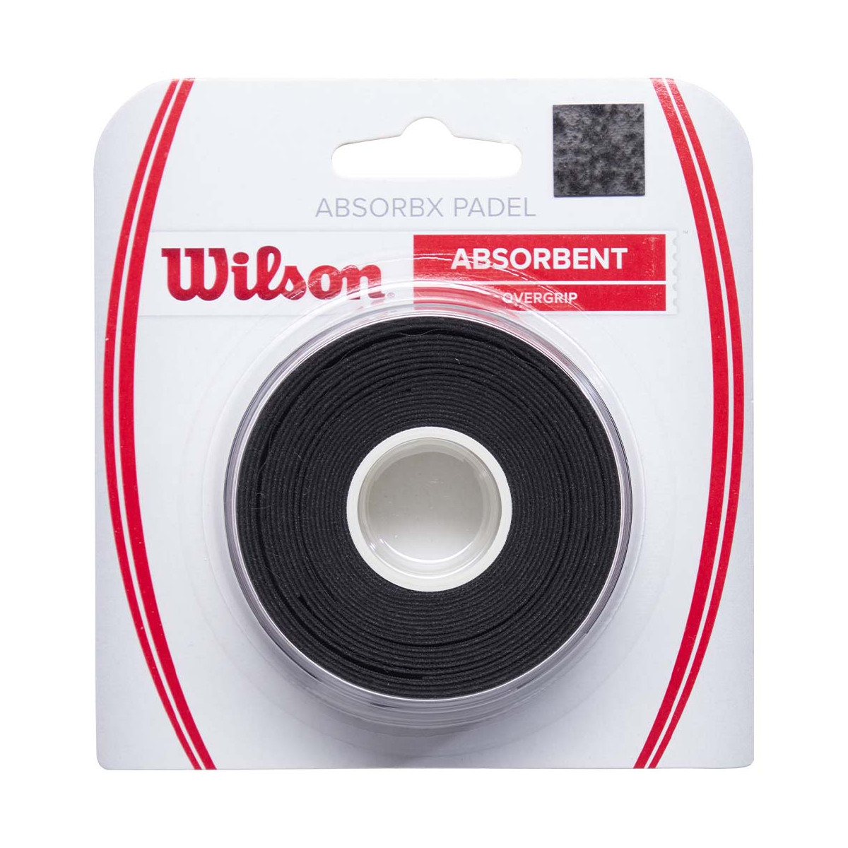 Surgrips Wilson AbsorbX Padel Overgrip Noir x 3