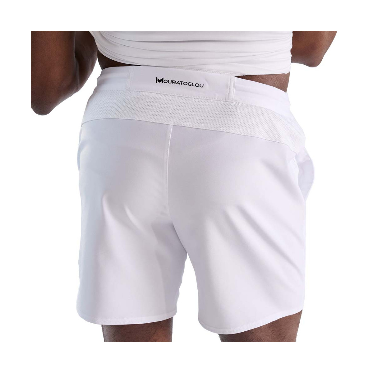 Short Mouratoglou Performance Blanc