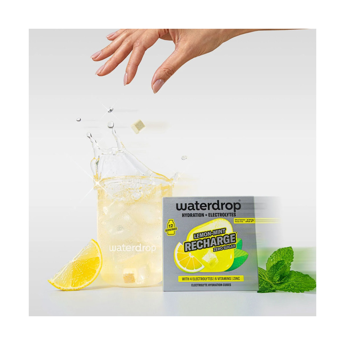Recharge Waterdrop Citron / Menthe x12