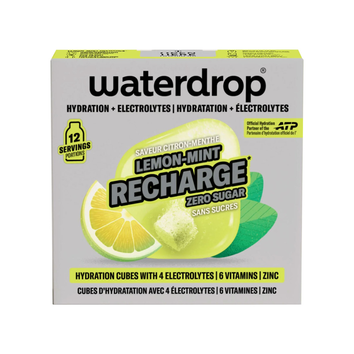 Recharge Waterdrop Citron / Menthe x12