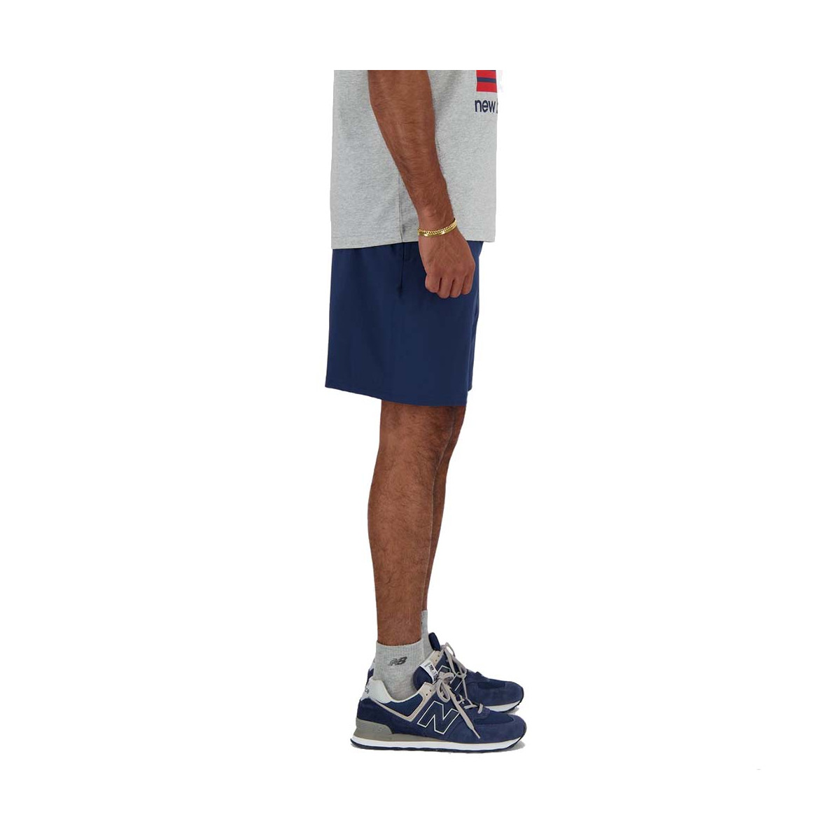 Short New Balance Essentials Bleu marine