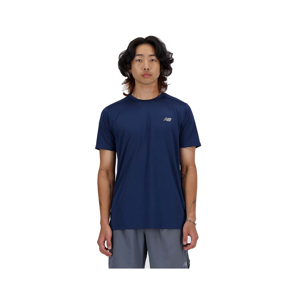 T-shirt New Balance Essentials Bleu marine