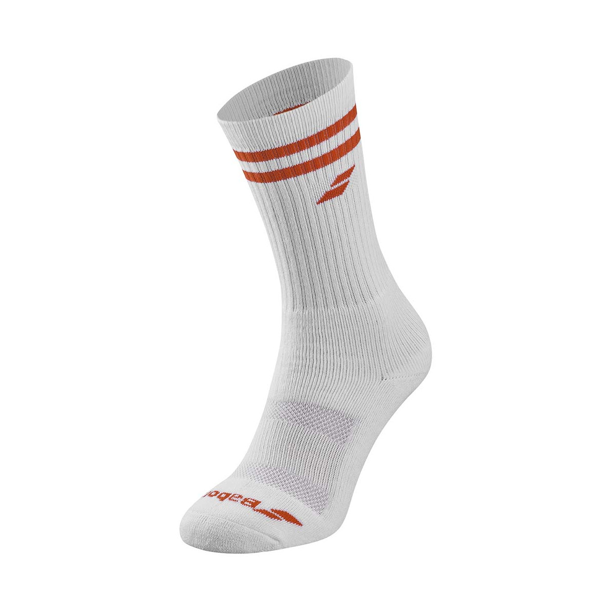 Chaussettes Babolat Team Single Blanc / Orange