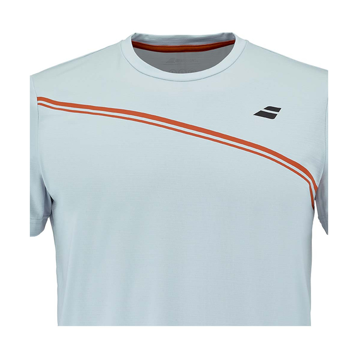 T-Shirt Babolat Play Crew Neck Bleu clair