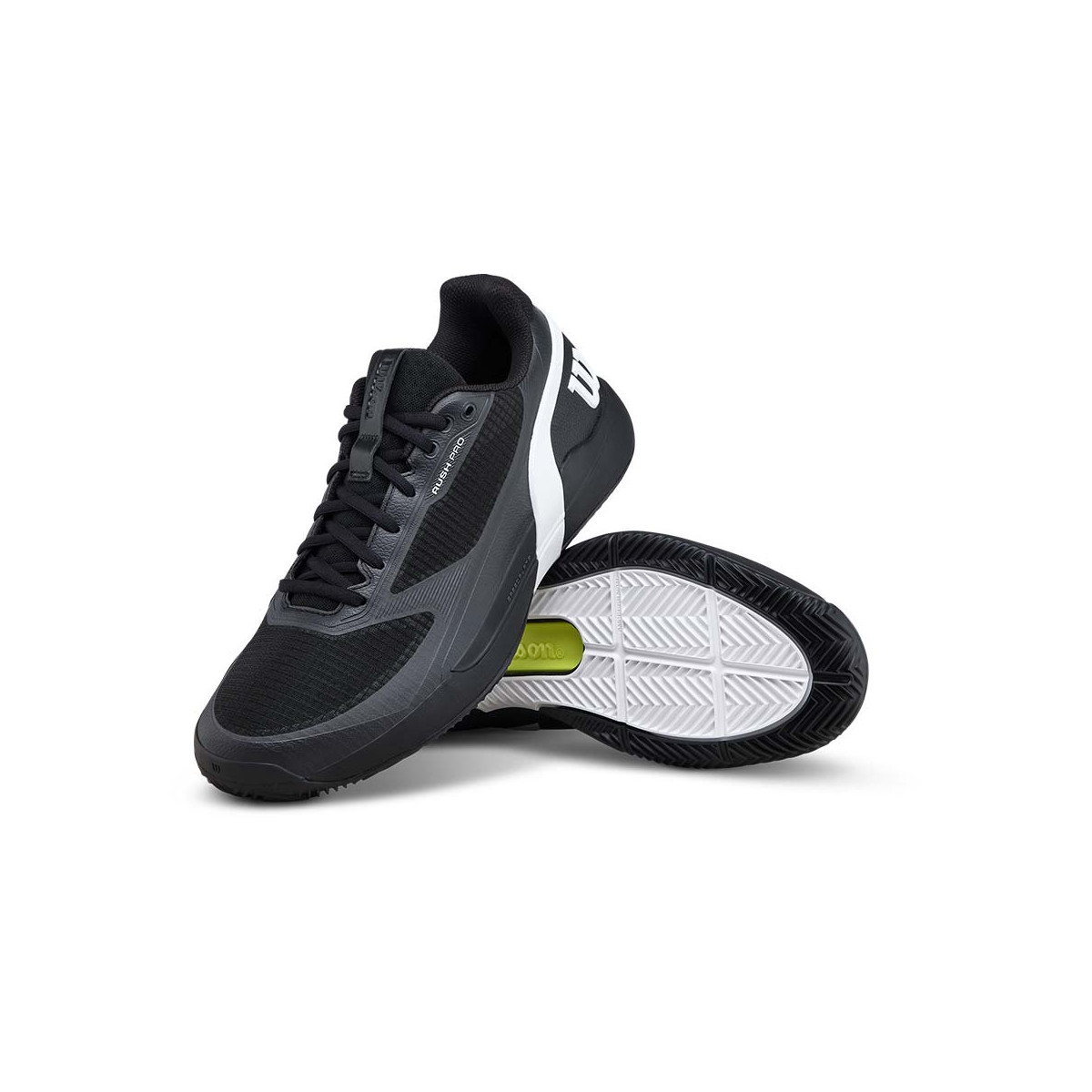 Chaussures Wilson Rush Pro 5 Terre battue Noir