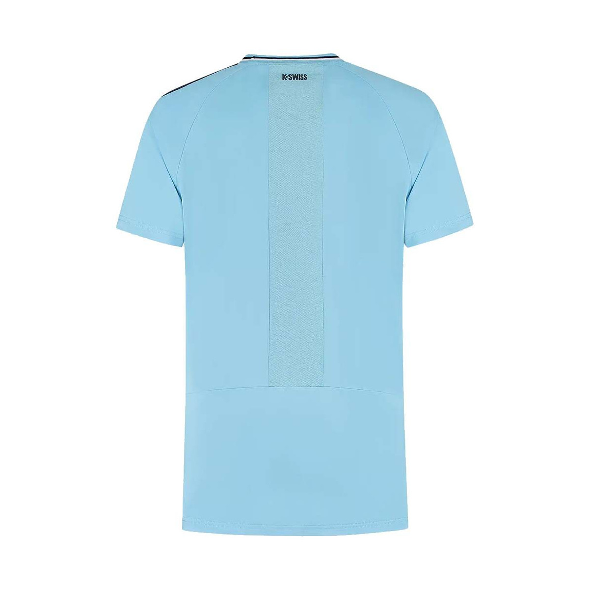 T-Shirt K-Swiss Hypercourt Mesh Crew 5 Bleu