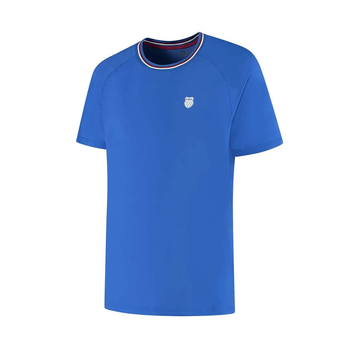 T-Shirt K-Swiss Hypercourt Melange Crew Bleu