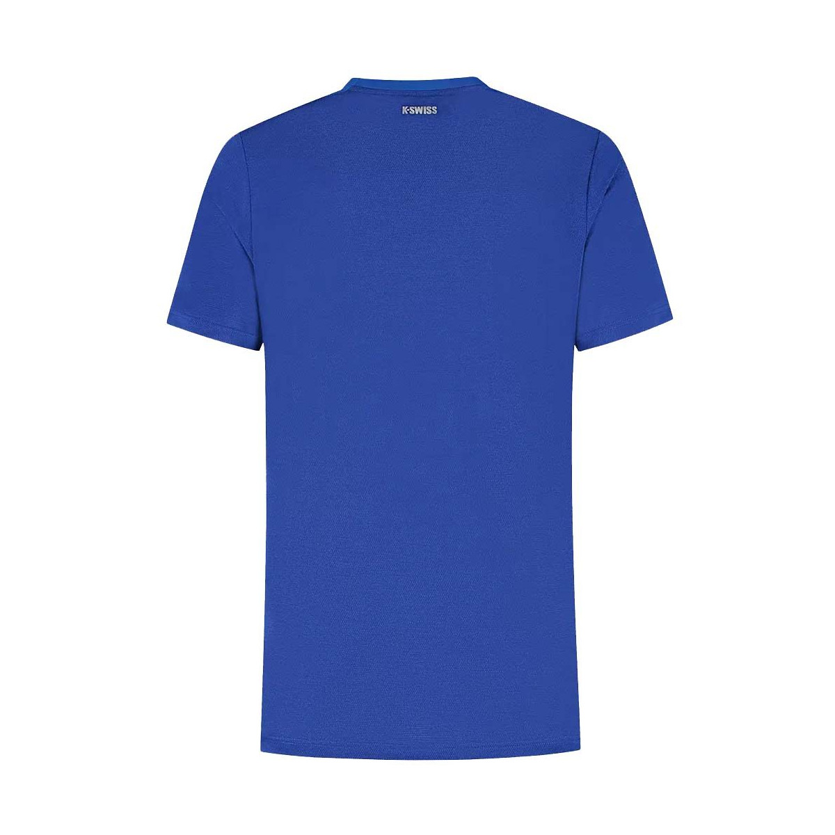 T-Shirt K-Swiss Hypercourt Tee Jacquard Bleu