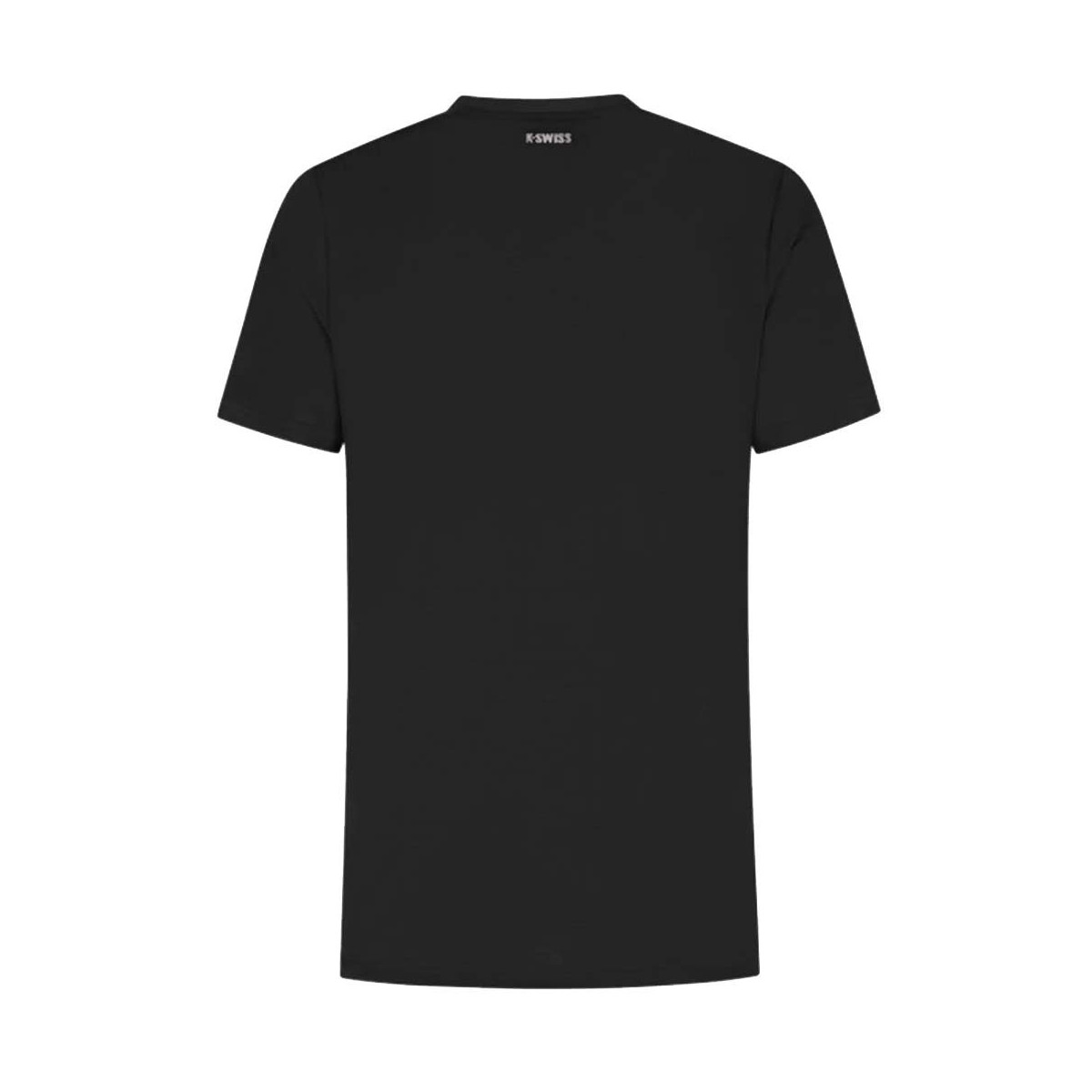 T-Shirt K-Swiss Hypercourt Tee Jacquard Noir